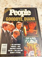 Front cover of People Weekly September 22 1997 "Goodbye, Diana" issue