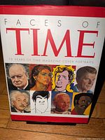 Front cover showing title and sample portrait images