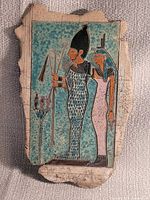 Full view of Connemara Studios Egyptian ceramic wall plaque