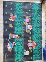 Full view of folk art painting