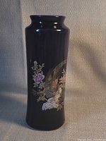 Full view of cobalt blue vase