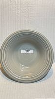 Top view of gray Fiesta 6.5 in cereal bowl