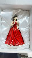 Ruby figurine in satin-lined box