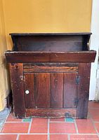 Front view showing overall cabinet structure and finish