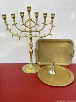 All four brass items together