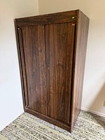 Full view of closed armoire