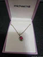 Pendant necklace in open Michael Hill box