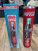 Dispenser next to original box