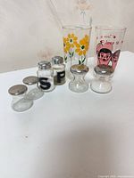 Group view showing all shakers and tumblers