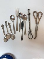 Group shot showing all ten items arranged on table