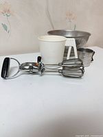 All four kitchen items grouped on table