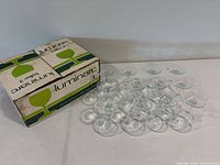 Boxed set and all 12 glasses displayed