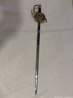Full view of decorative sword