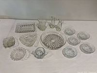 All pieces arranged showing overall lot