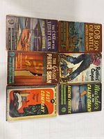 Group shot of all six Pocket Books showing front covers