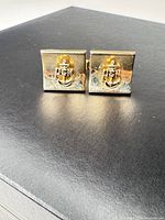 Front view showing anchor design on square faces