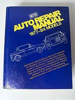 Front cover showing title, years covered, car drawings