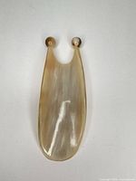 Front view of shoehorn showing full length