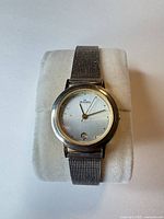 Front view of Skagen 16SGS watch on display pillow