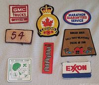 All eight patches laid out for overview