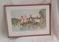 Entire framed print front view