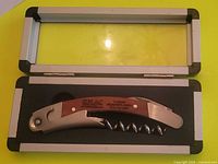 Corkscrew in presentation case, closed position
