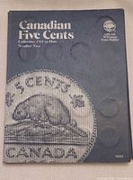 Front cover of Whitman Canadian Five Cents folder