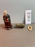 Front view of three items together