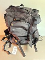 Front view of Kenmarks Snowsports backpack with brand visible
