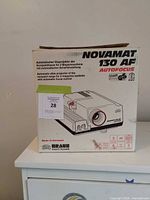 Front of Braun Novamat 130 AF projector box