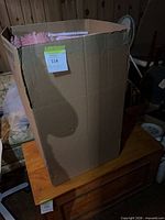 Large cardboard box showing exterior and size