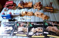 Group shot of all vehicles and four sealed kits