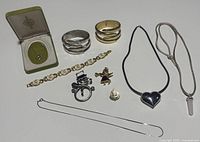 Group shot of all ten jewelry pieces