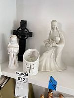 Group shot showing all four items on shelf