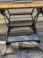 Full view of Black & Decker Workmate folding workbench