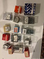 All screw packs laid out