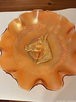 Top view horse head motif candy dish