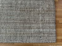 Close-up of woven jute texture and edge