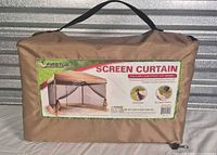 Front of carry bag with product label