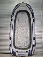 Top view of inflated Intex Excursion 5 boat
