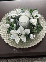 Full assembled centerpiece on plate