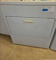 Front view of Kenmore dryer showing door and exterior