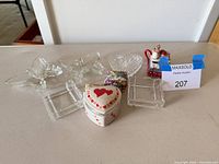 All six items grouped together on tabletop