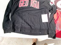 black Georgia Bulldogs sweatshirt front view