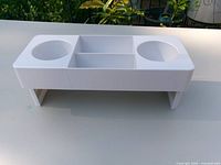 Top view showing compartments