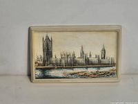 Full view of framed Ivorex plaque