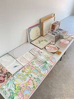 Overview of entire lot on table