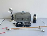 All six items grouped on table