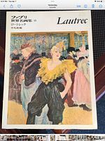 Front cover showing title and Lautrec artwork