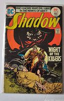 Front cover of The Shadow #10 comic book in protective bag